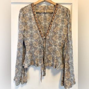 Free people Bohemian top